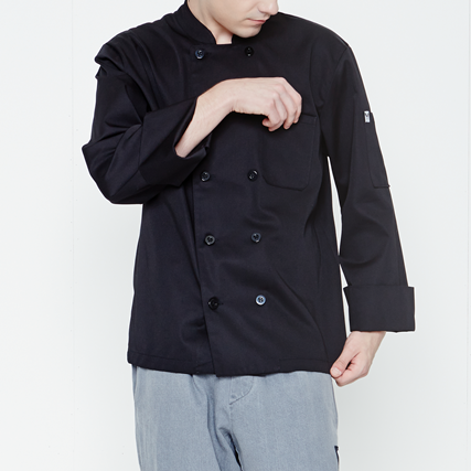 [쉐프앤코] Basic Chef Jacket - Long / Black