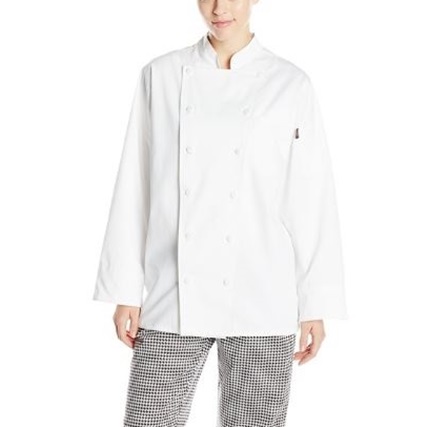 [디키즈] Annabella Executive Womens Chef Jacket - White