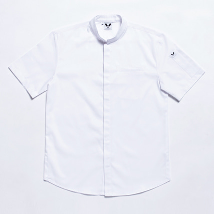 [쉐프앤코] Modern Chef Jacket (Short) - White (이월상품)