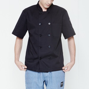 [쉐프앤코] Basic Chef Jacket - Short / Black