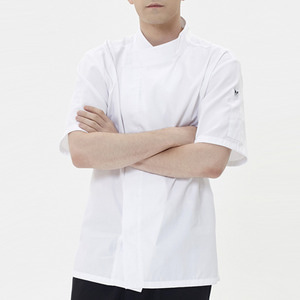 [쉐프앤코] Premium Chef Jacket (Short) - Snow White