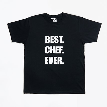 [쉐프앤코] BEST CHEF EVER. Tee (Black)