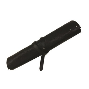 [KIMKIM] Leather 3-pocket Knife Roll - Black
