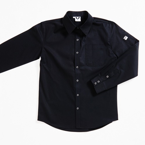 [쉐프앤코] Bio Cotton Chef Shirt - Black