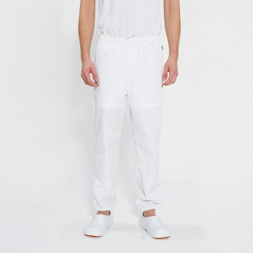 [위생복] Waist BANDING Pants - white