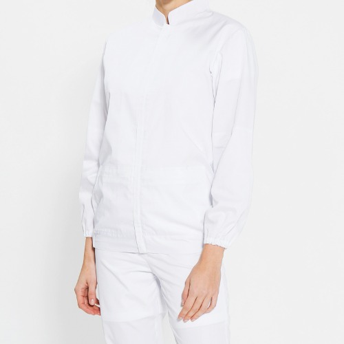 [위생복] SPANDEX Jacket (long) - white