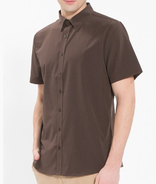 [비더쉐프] Unisex Shirt (Short) - Brown