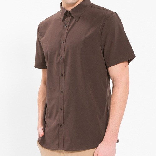 [비더쉐프] Unisex Shirt (Short) - Brown